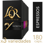 Kit 180 cápsulas Café LOR Espressos