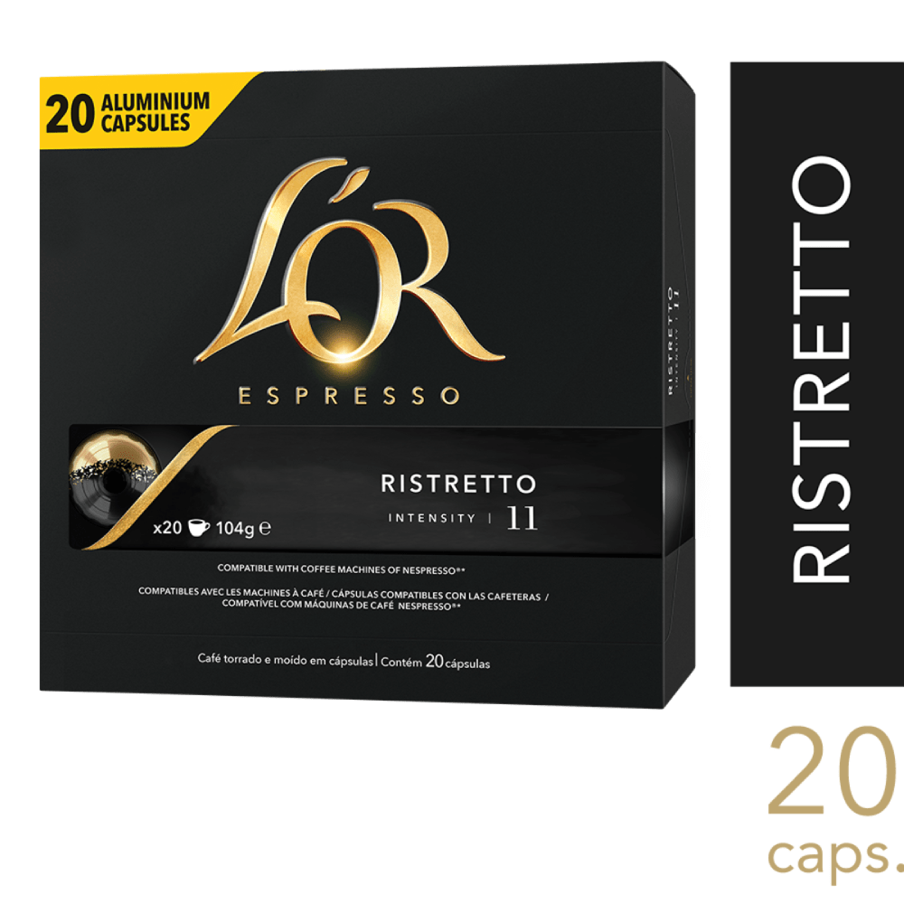 Capsules de café L'Or Ristretto - Paquet de 20