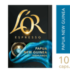 Cápsulas Café L'OR Papua Nova-Guiné 10 UN